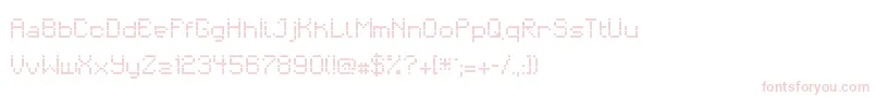 フォントmatrixdancer – 白い背景にピンクのフォント