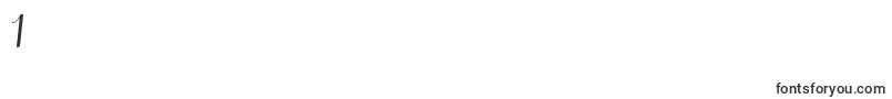 Mattosa Script   Font – Fonts for Digit 1