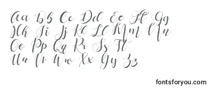 Czcionka Mattosa Script  