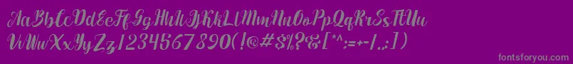 fuente maumerescript – Fuentes Grises Sobre Fondo Morado