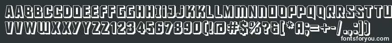 maus     Font – White Fonts on Black Background