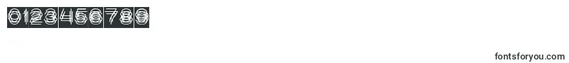 MAVERICK Inverse Font – Fonts for Numbers and Digits