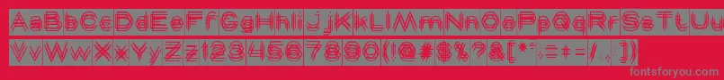 MAVERICK Inverse Font – Gray Fonts on Red Background