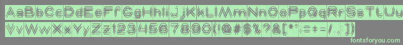 More about MAVERICK Inverse Font MAVERICK Inverse Font – Green Fonts on Gray Background