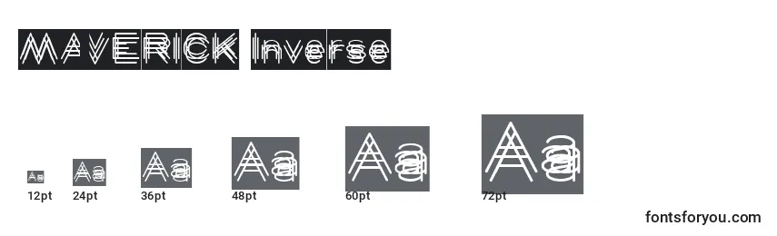 Размеры шрифта MAVERICK Inverse