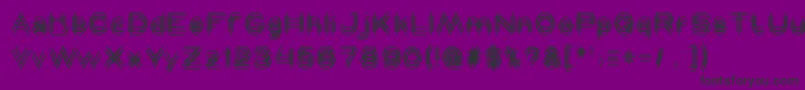 MAVERICK Font – Black Fonts on Purple Background