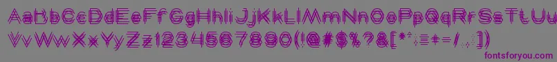 MAVERICK Font – Purple Fonts on Gray Background