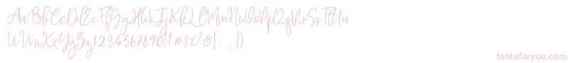 Mawar Merah-Schriftart – Rosa Schriften