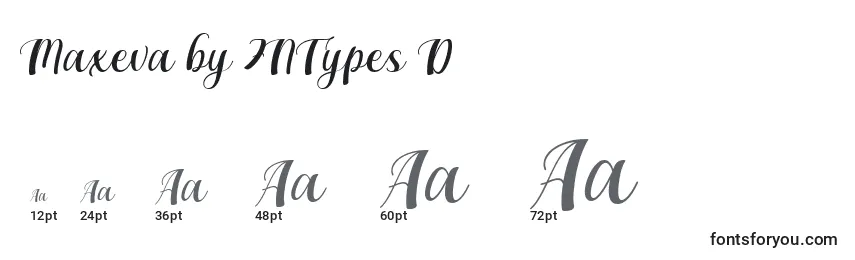 Maxeva by 7NTypes D Font Sizes