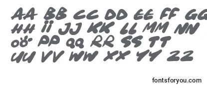 Шрифт Maxi Marker Italic