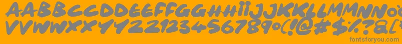 More about Maxi Marker Font Maxi Marker Font – Gray Fonts on Orange Background
