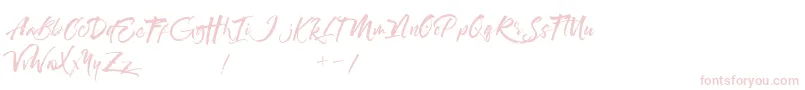 Maximaz-Schriftart – Rosa Schriften