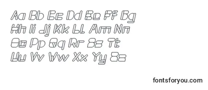 フォントMAXIMUM KILOMETER Bold Italic
