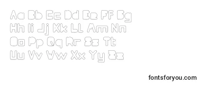 MAXIMUM KILOMETER Filled Hollow Font