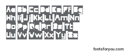 MAXIMUM KILOMETER Filled Inverse Font