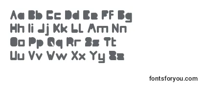 MAXIMUM KILOMETER Filled Font