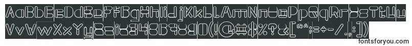 MAXIMUM KILOMETER Hollow Inverse Font – Unofficial Fonts