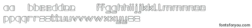MAXIMUM KILOMETER Hollow Font – Macedonian Fonts