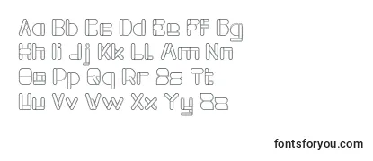 MAXIMUM KILOMETER Hollow Font