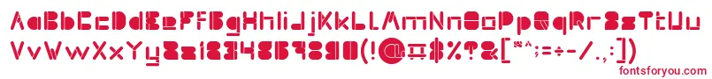 MAXIMUM KILOMETER inside Font – Red Fonts