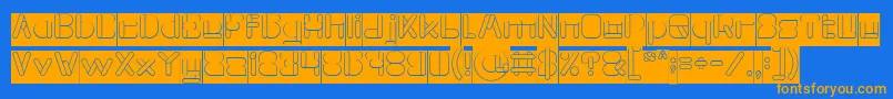 Más sobre la fuente MAXIMUM KILOMETER Inverse fuente MAXIMUM KILOMETER Inverse – Fuentes Naranjas Sobre Fondo Azul