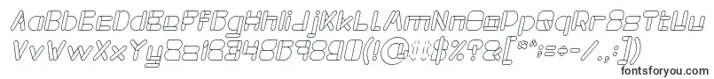 MAXIMUM KILOMETER Italic-Schriftart – Schriften für Adobe Acrobat