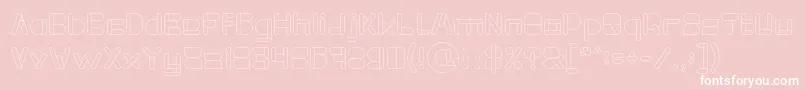 MAXIMUM KILOMETER Light Font – White Fonts on Pink Background