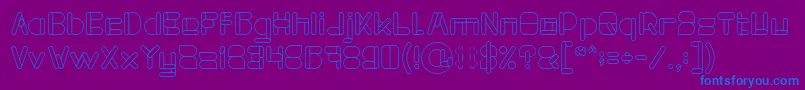 More about MAXIMUM KILOMETER Font MAXIMUM KILOMETER Font – Blue Fonts on Purple Background