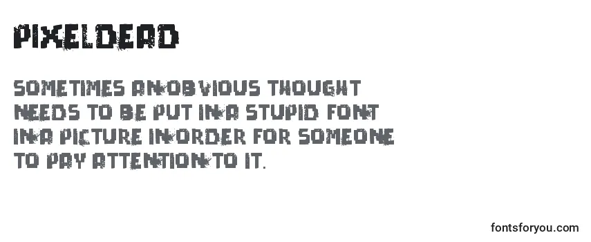 Review of the PixelDead Font