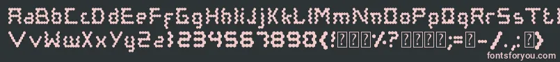 maxwox Font – Pink Fonts on Black Background