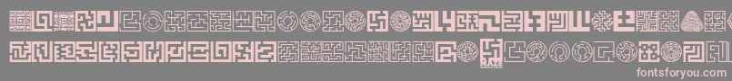 fuente Maze – Fuentes Rosadas Sobre Fondo Gris