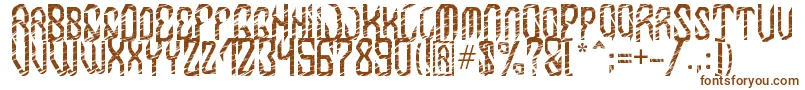 MB InDigit Font-fontti – ruskeat fontit