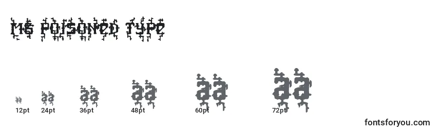 MB Poisoned Type Font Sizes
