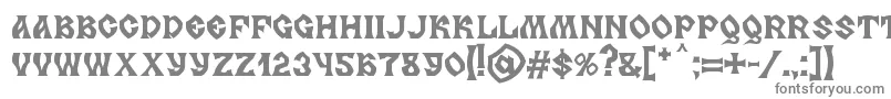 フォントMB Slavonic Minsk – 灰色のフォント