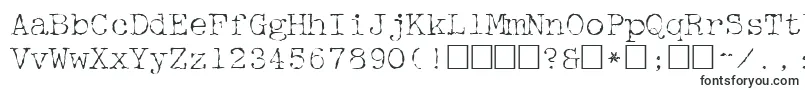 Mcgf    -fontti – läpinäkyvät fontit