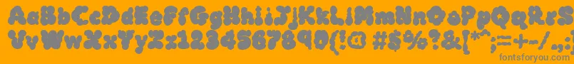 More about MCKLB    Font MCKLB    Font – Gray Fonts on Orange Background