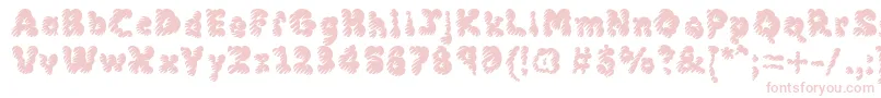 MCKLM    Font – Pink Fonts on White Background