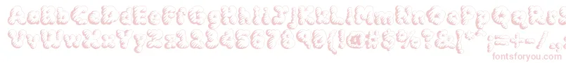 MCKLST   Font – Pink Fonts on White Background