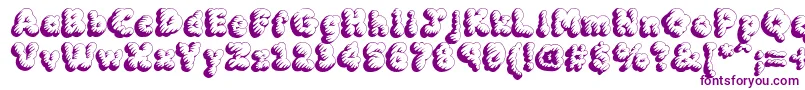 MCKLT    Font – Purple Fonts on White Background