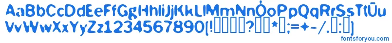 Więcej informacji o czcionce MCKOY Czcionka MCKOY – niebieskie czcionki