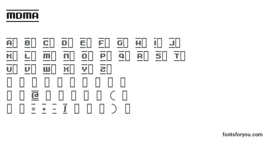 Police MDMA (133918) - Alphabet, Chiffres, Caractères Spéciaux