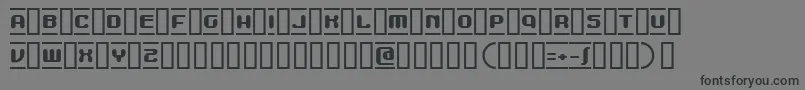 フォントMDMA – 黒い文字の灰色の背景
