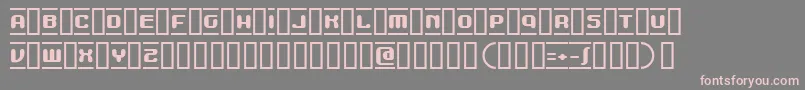 MDMA Font – Pink Fonts on Gray Background