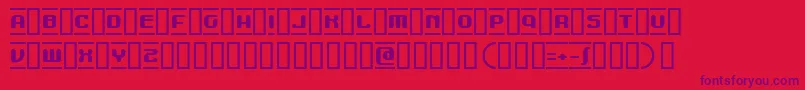 MDMA Font – Purple Fonts on Red Background