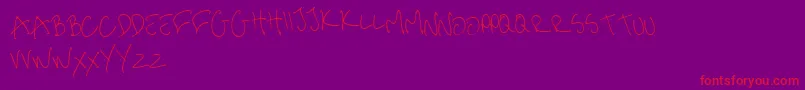 Saiba mais sobre a fonte me handwritin Thin Fonte me handwritin Thin – fontes vermelhas em um fundo violeta