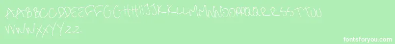 Подробнее о шрифте me handwritin Thin Шрифт me handwritin Thin – белые шрифты на зелёном фоне