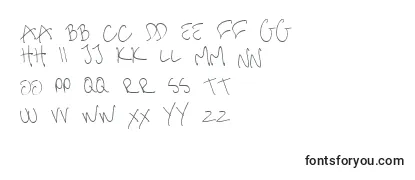 フォントMe handwritin Thin