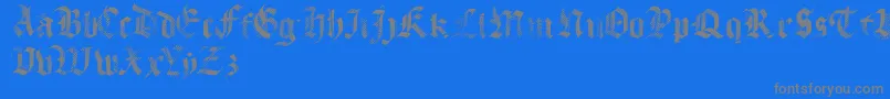 Lisätietoja MecaGothix-fontista MecaGothix-fontti – harmaat kirjasimet sinisellä taustalla