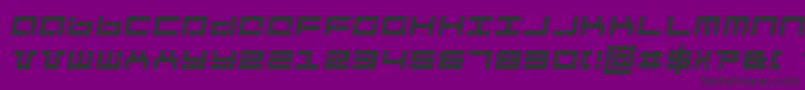 mechai Font – Black Fonts on Purple Background