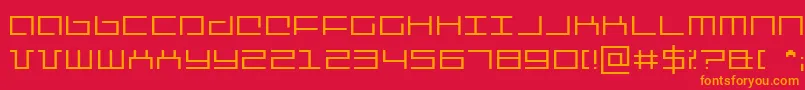 fuente mechan – Fuentes Naranjas Sobre Fondo Rojo
